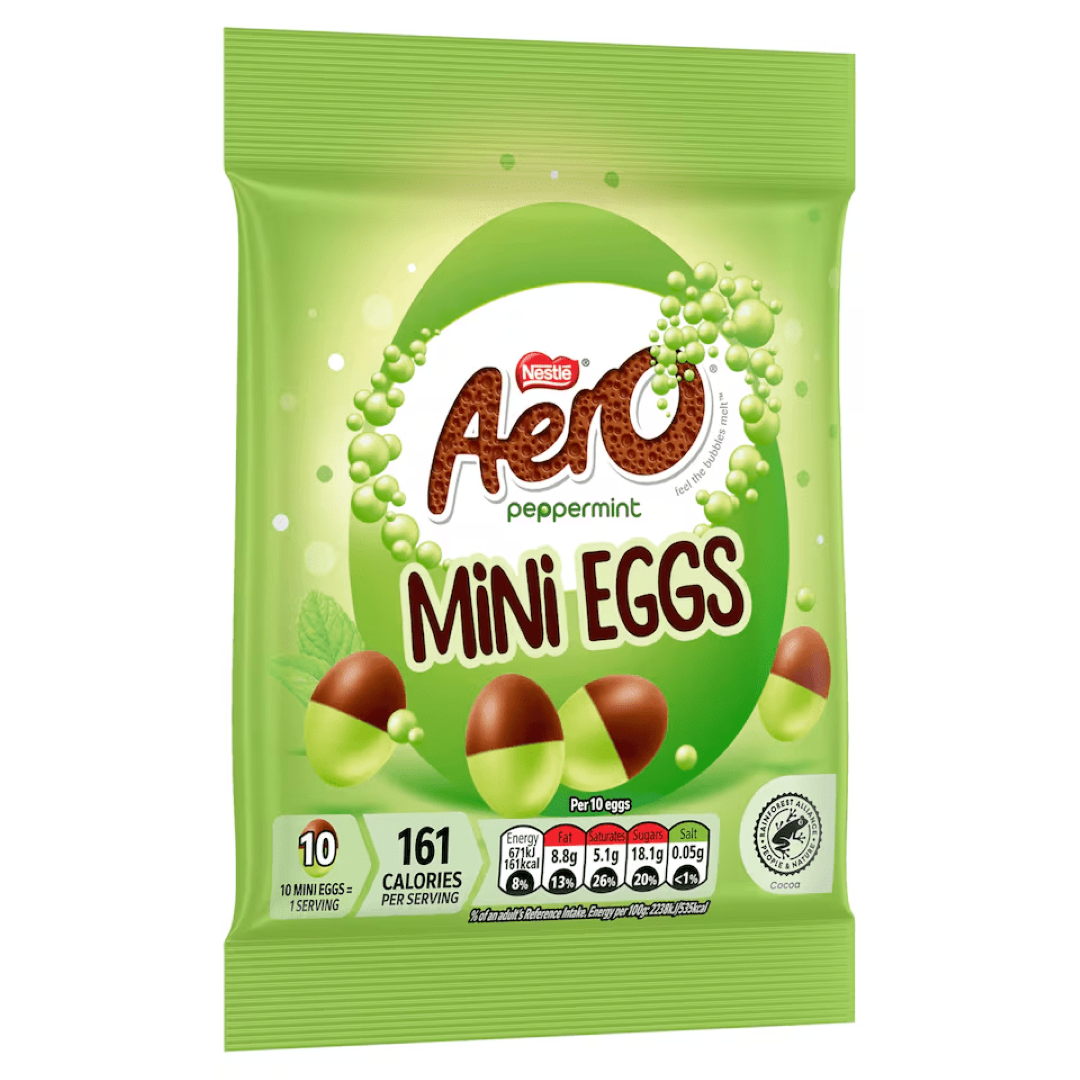 AERO MILK CHOCOLATE MINI EGGS BAG 70G